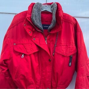 Killy Technical Equipment Vintage Red One Piece Ski Snow Suit